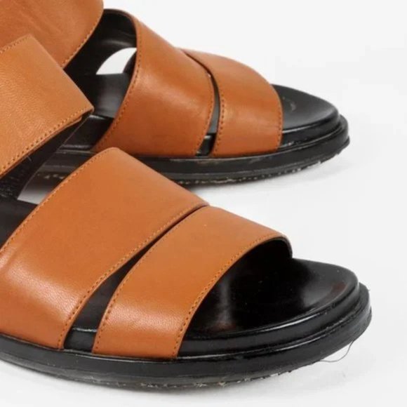 Marni Fussbett Brown Leather Sandals - Picture 8 of 10